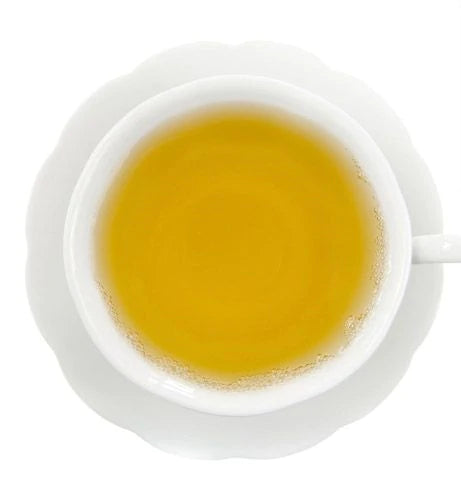 Organic Chun Mee Green Tea Cup Brewed